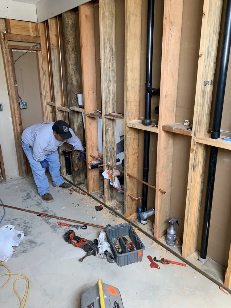 Commercial rough-in plumbing for Water Heater Replacement in Grovetown